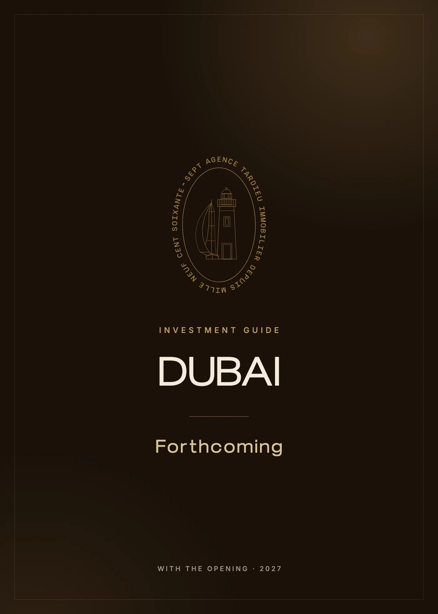 Cover of the Dubai investment guide